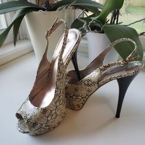 Charlotte Russe Peep Toe Heels